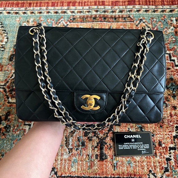 CHANEL Handbags - SOLD**Chanel Vintage Classic Medium Double Flap Bag